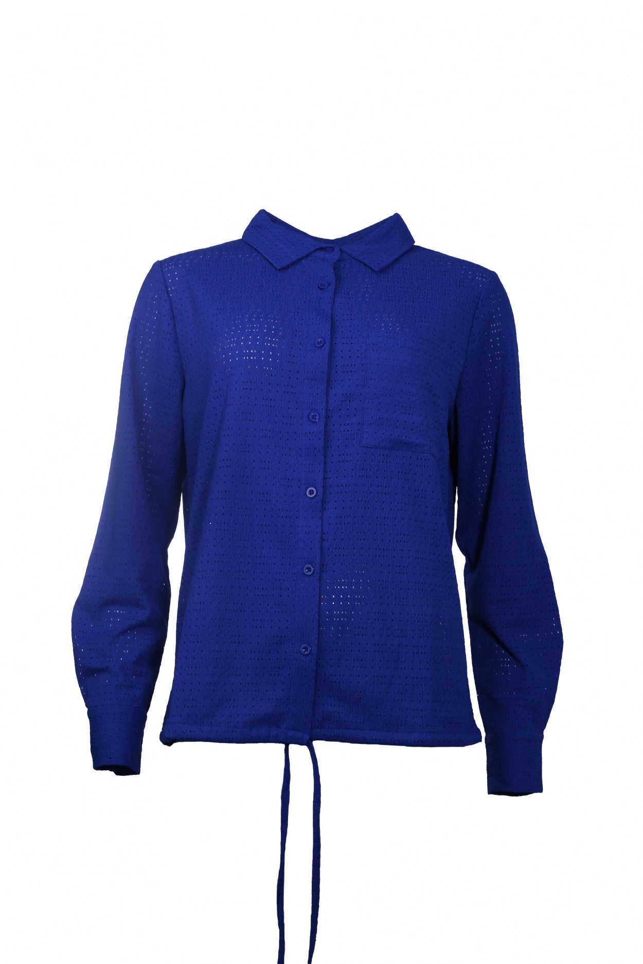 Jerome LS-RM Ajour Tricot | Amporo Blue