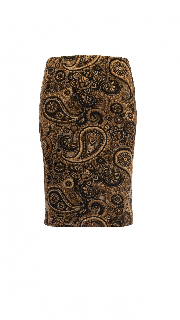 Rionda 58 Black Paisley Power Jacquard | Black