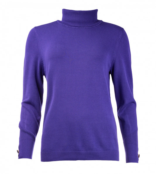 Vroni Turtle Neck | Violet