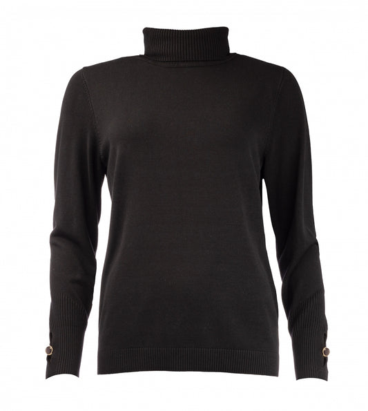 Vroni Turtle Neck | Black