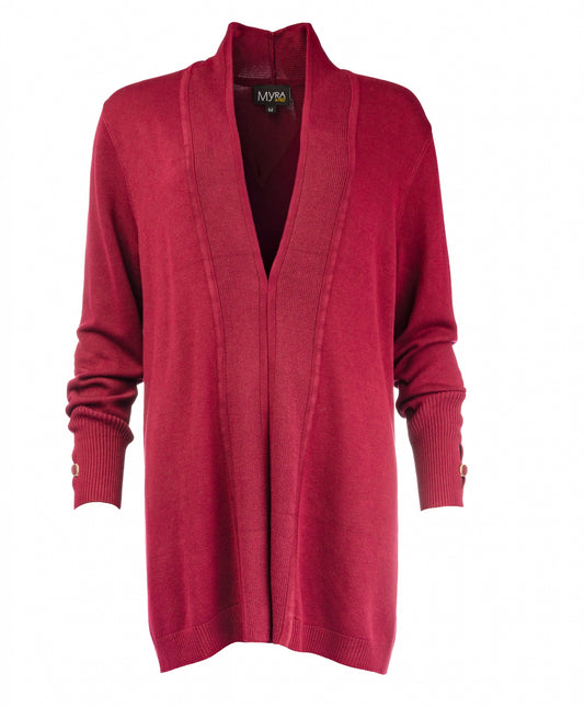 Alexi cardigan | Aubergine