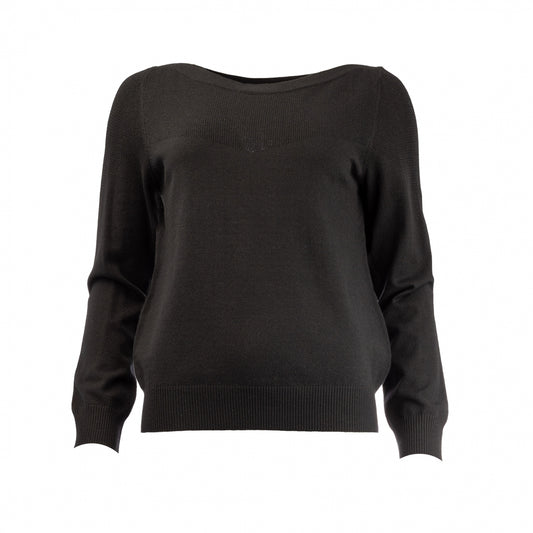 Vinny wool mix pullover | Black